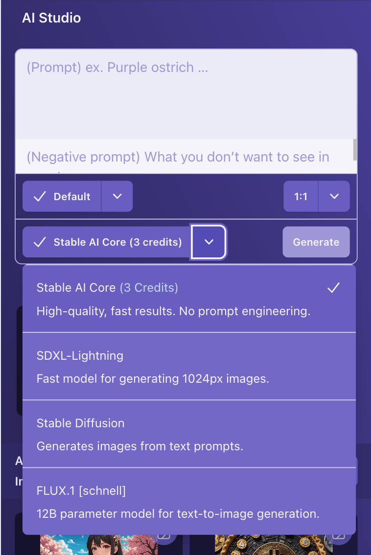 AI Model Selection