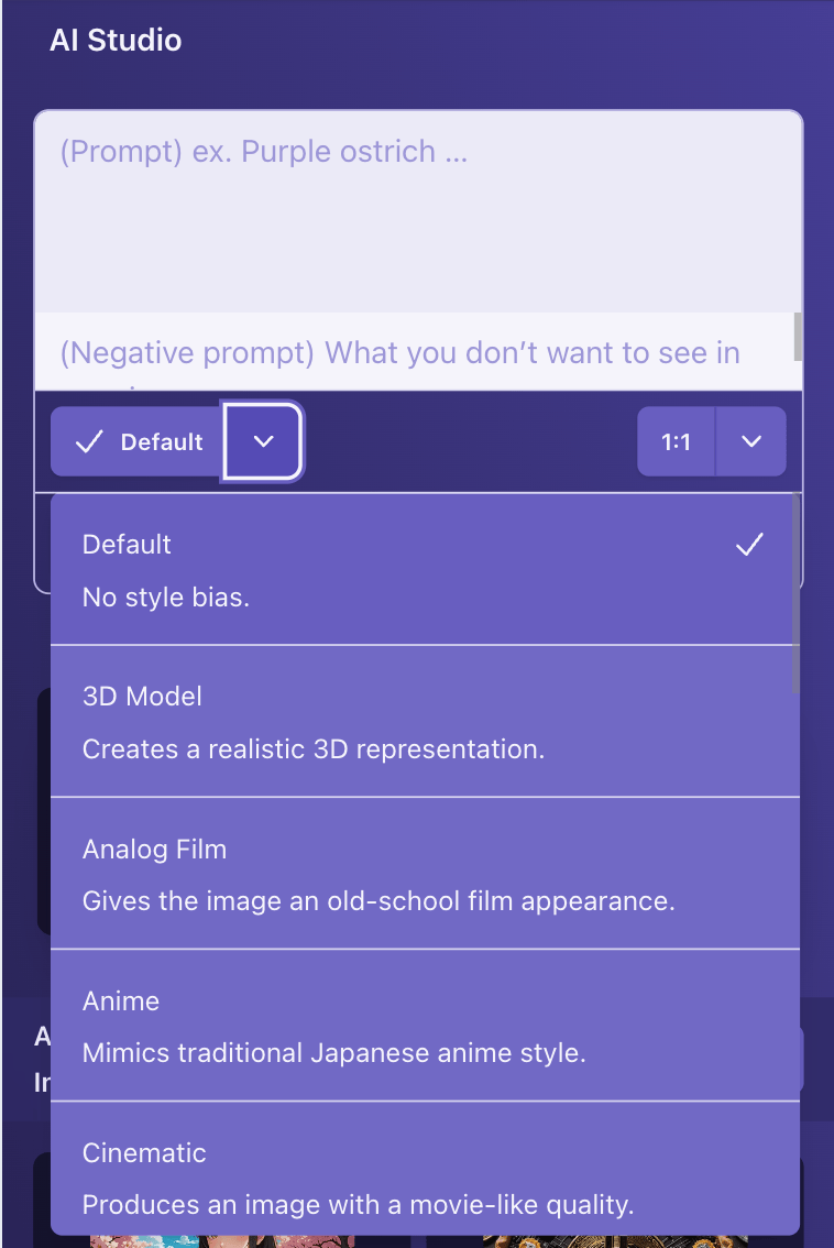 AI Generated Results