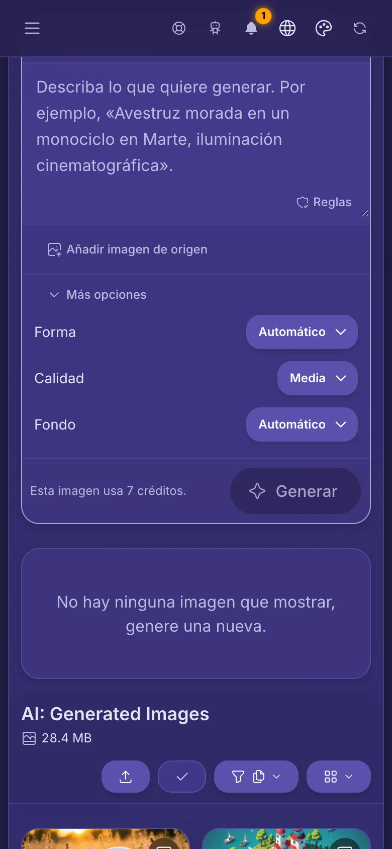 Más opciones abiertas para un modelo: Forma, Calidad y Fondo.